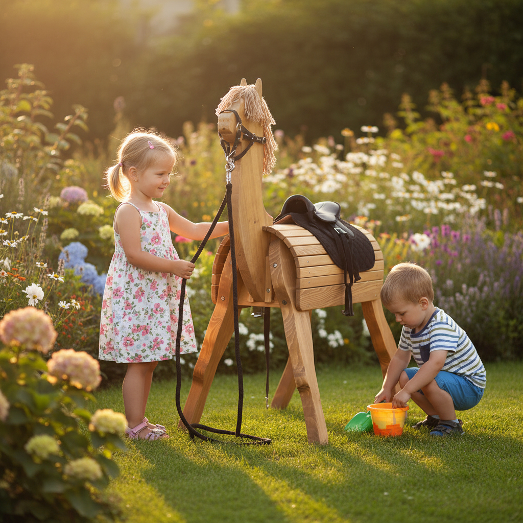 Alpaka aus Holz für Alpaka Wanderung
